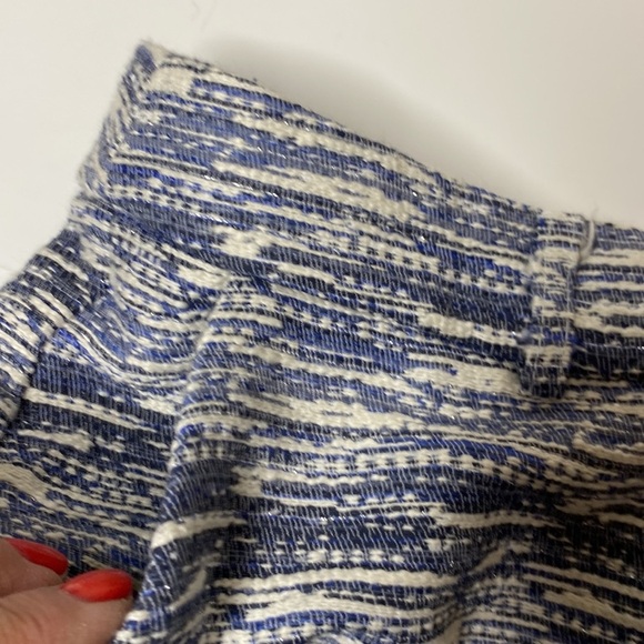 KATHERINE BARCLAY Tweed Knit Shorts size 6 - Picture 4 of 9